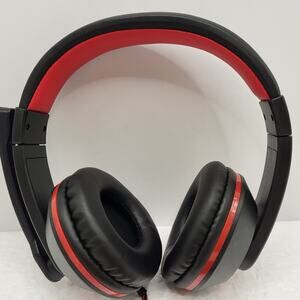 PBX Gaming Headset with Noise-Reducing Microphone 3.5 MM Red Black